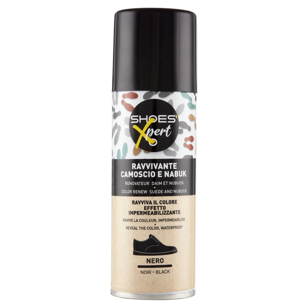 Shoes'Xpert Ravvivante Camoscio e Nabuk Nero 200 ml